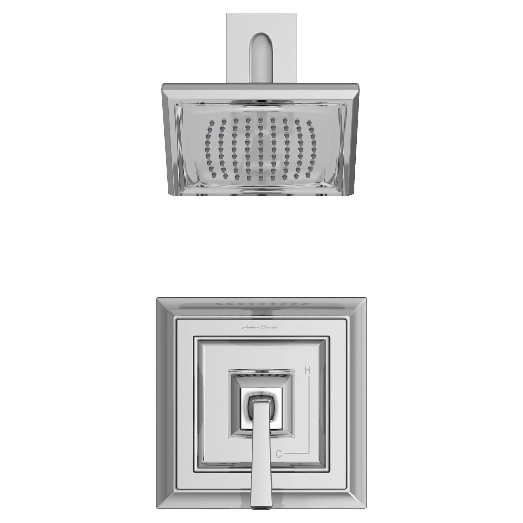 Town Square™ S 1.75 gpm/6.8 L/min Shower Trim Kit With Water-Saving Showerhead, Double Ceramic Pressure Balance Cartridge With Lever Handle